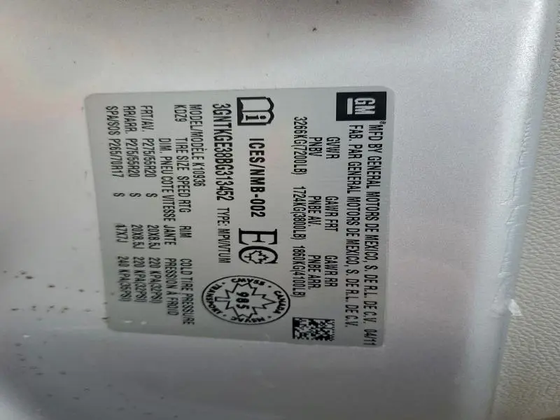 2011 CHEVROLET AVALANCHE LTZ  