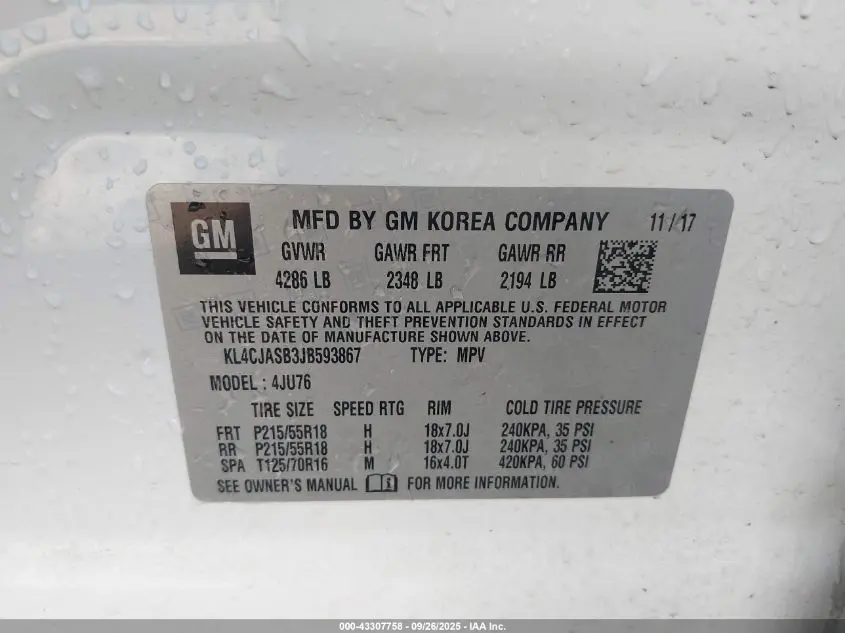 2018 BUICK ENCORE PREFERRED