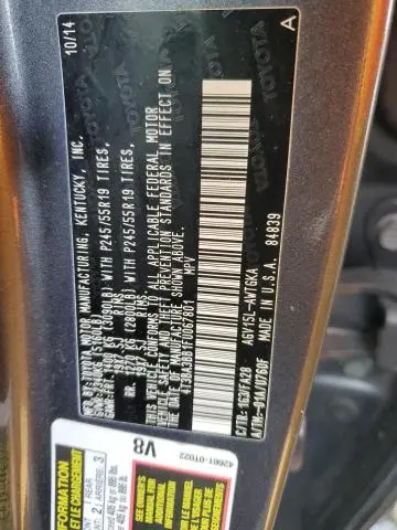 2015 TOYOTA VENZA LE  