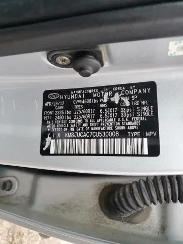 2012 HYUNDAI TUCSON GLS  