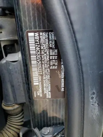 2016 BMW I3 REX  