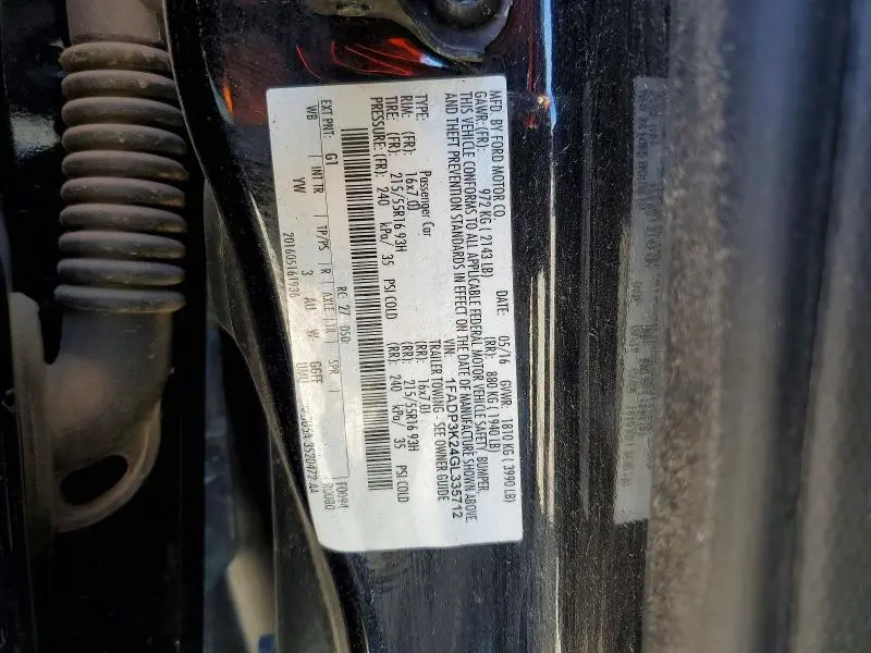 2016 FORD FOCUS SE  