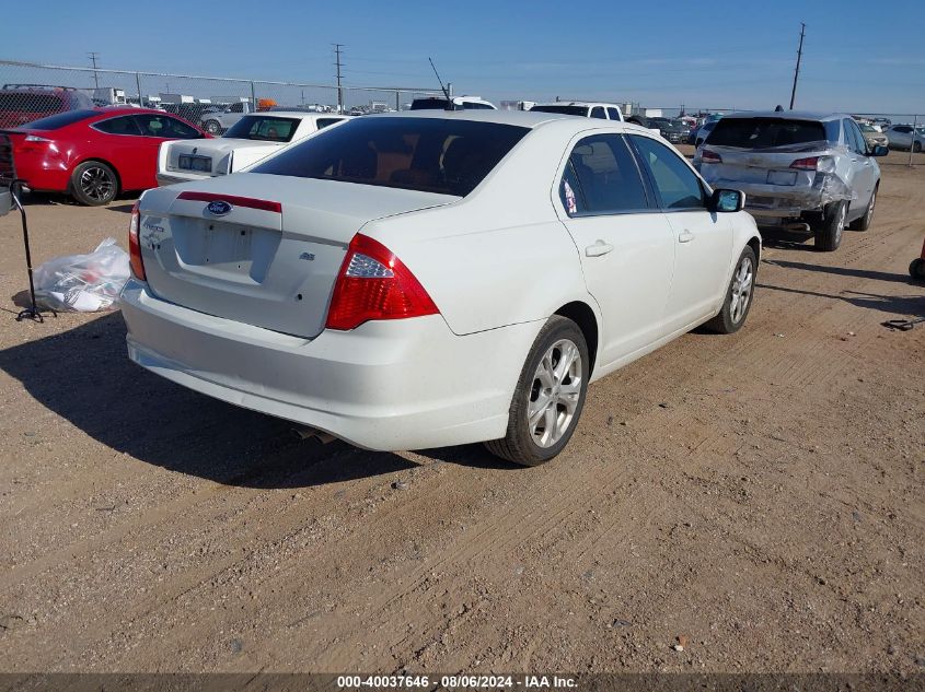 2012 FORD FUSION SE