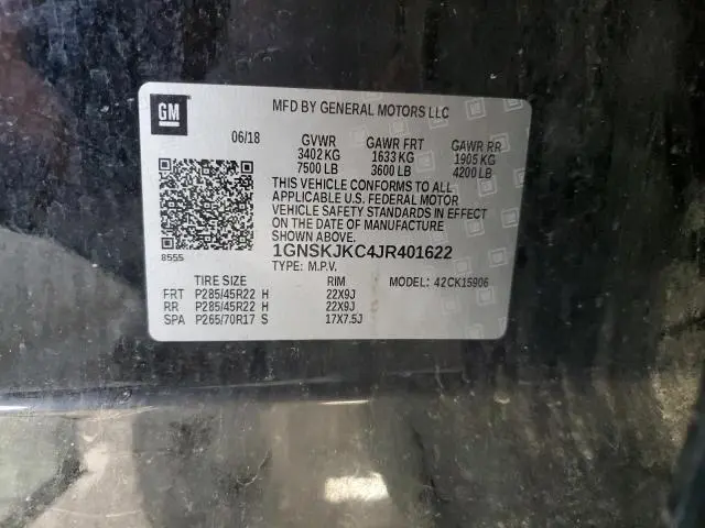 2018 CHEVROLET SUBURBAN K1500 PREMIER  