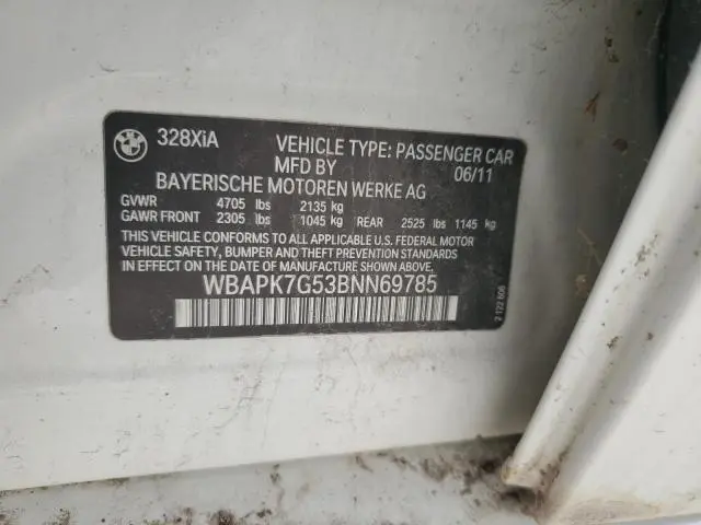 2011 BMW 328 XI  