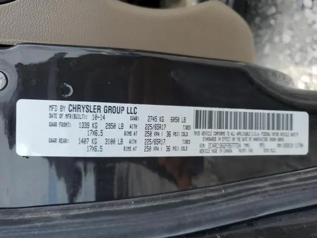 2015 CHRYSLER TOWN & COUNTRY TOURING  