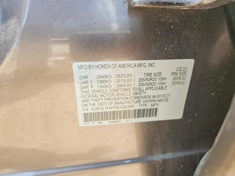 2022 ACURA MDX TECHNOLOGY  