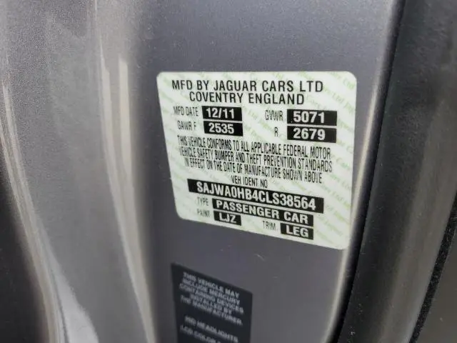 2012 JAGUAR XF PORTFOLIO  