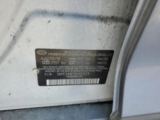 2017 HYUNDAI SONATA SPORT  