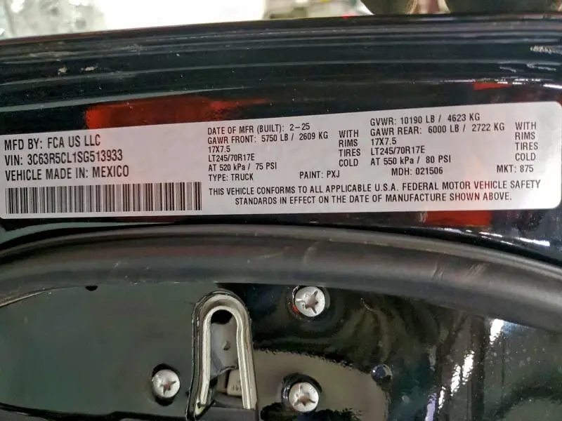 2025 RAM 2500 TRADESMAN  