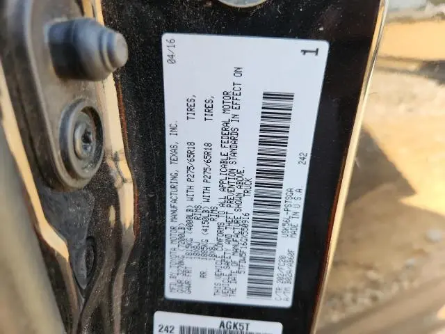 2016 TOYOTA TUNDRA CREWMAX SR5  