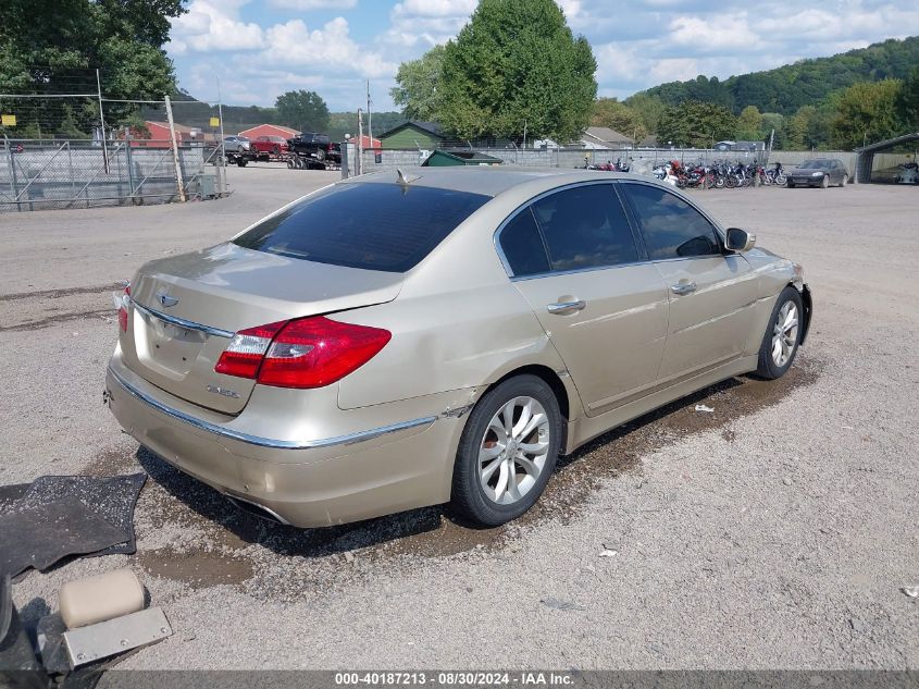 2012 HYUNDAI GENESIS 3.8