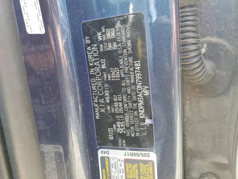 2022 KIA SPORTAGE LX  