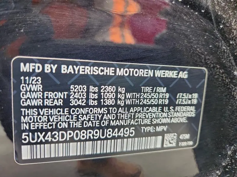 2024 BMW X3 SDRIVE30I  