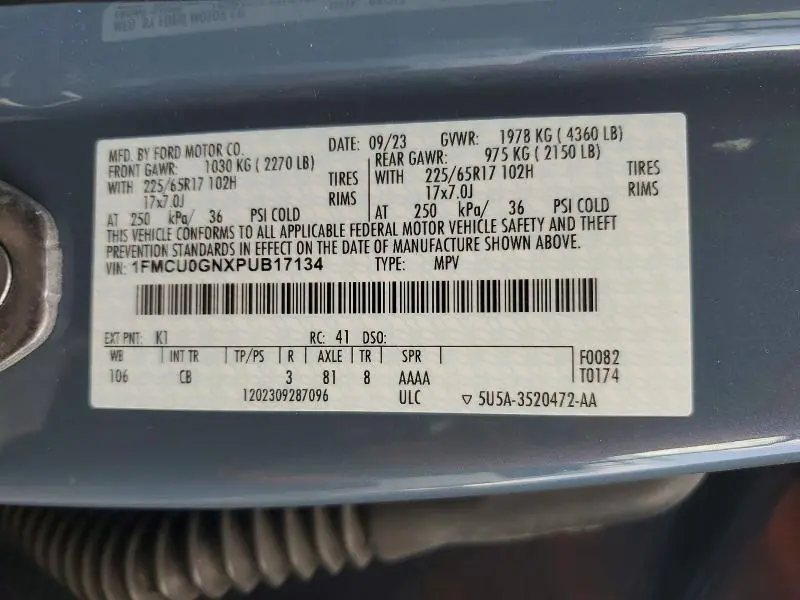 2023 FORD ESCAPE ACTIVE  