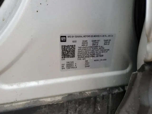 2022 CHEVROLET EQUINOX LT