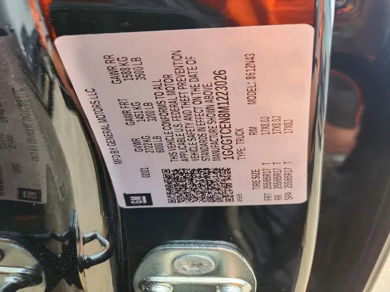 2021 CHEVROLET COLORADO LT  