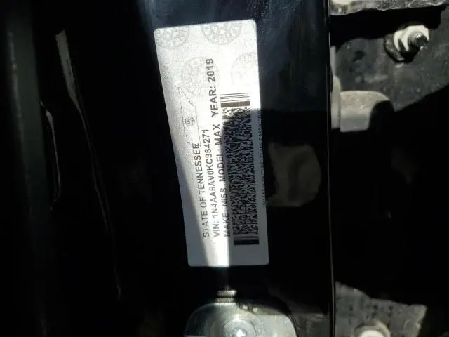 2019 NISSAN MAXIMA S  