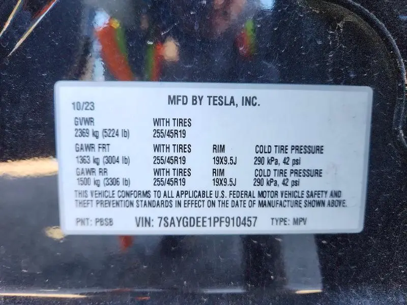 2023 TESLA MODEL Y   