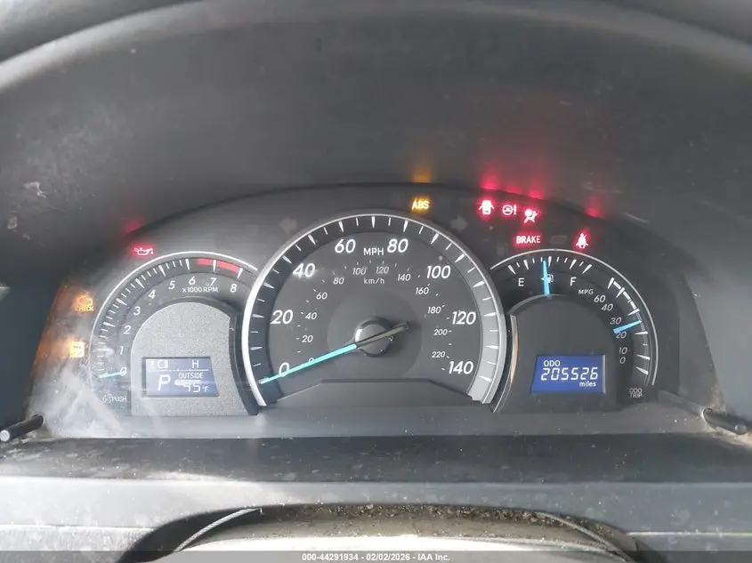 2012 TOYOTA CAMRY LE