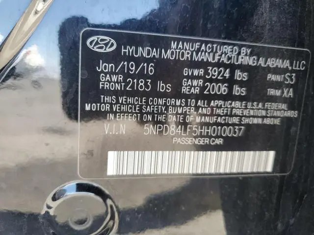 2017 HYUNDAI ELANTRA SE  