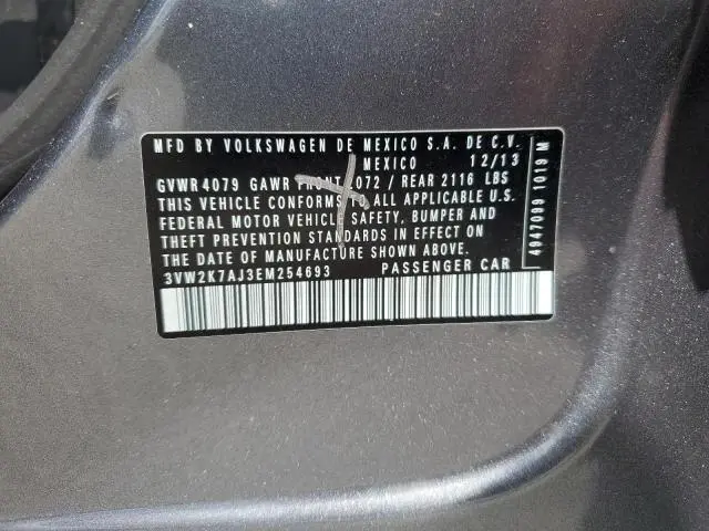 2014 VOLKSWAGEN JETTA BASE  