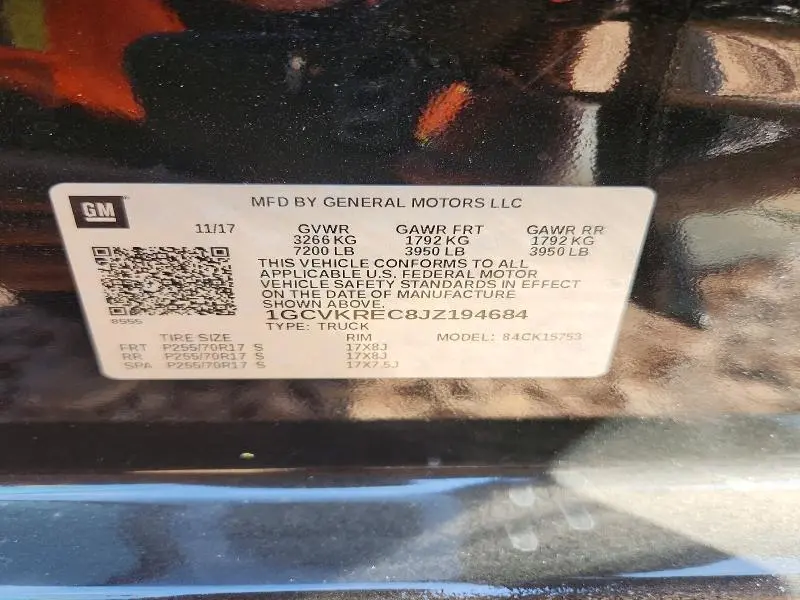 2018 CHEVROLET SILVERADO K1500 LT  