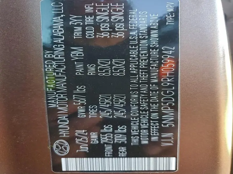 2024 HYUNDAI SANTA FE CALLIGRAPHY  