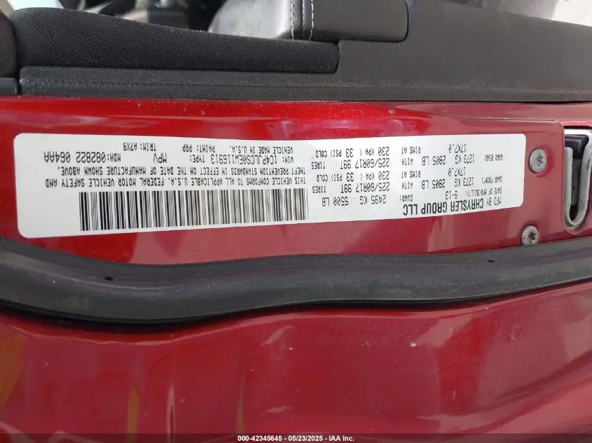 2014 JEEP CHEROKEE LATITUDE