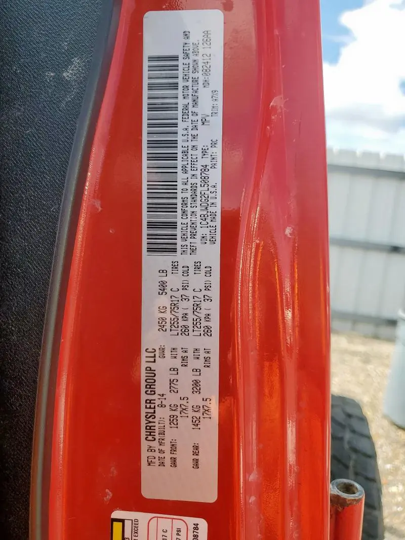 2015 JEEP WRANGLER UNLIMITED SPORT  