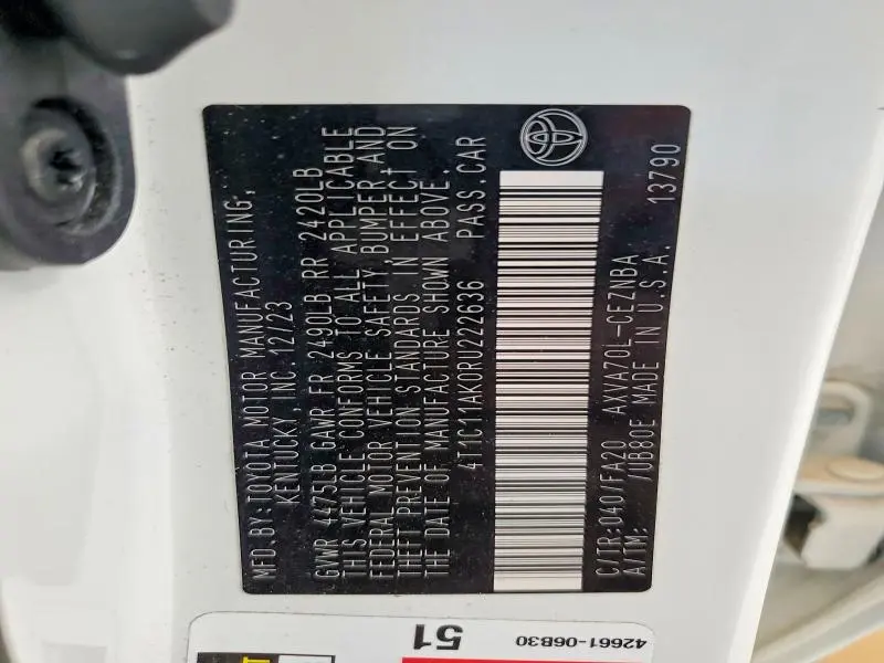 2024 TOYOTA CAMRY LE  