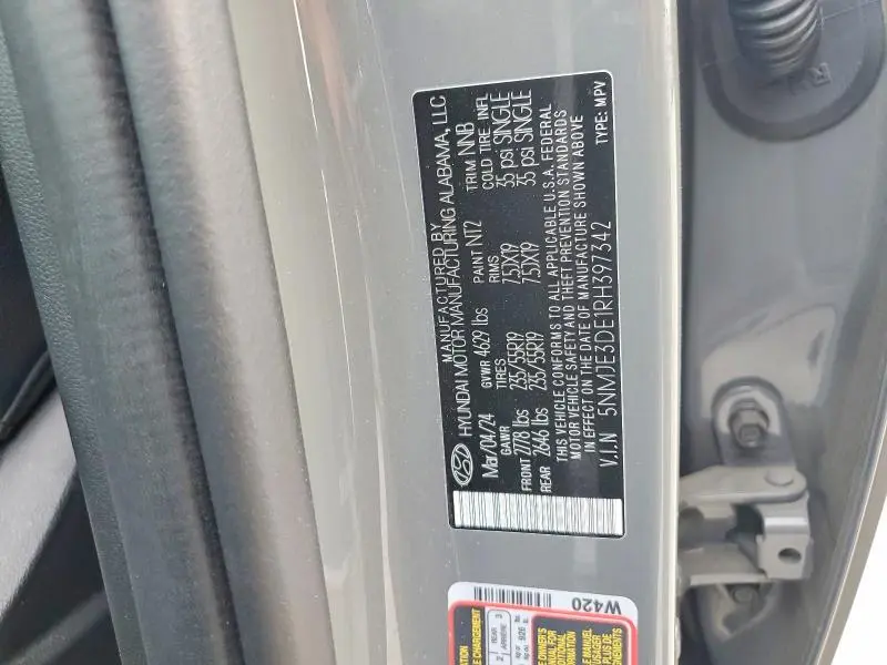 2024 HYUNDAI TUCSON LIMITED  