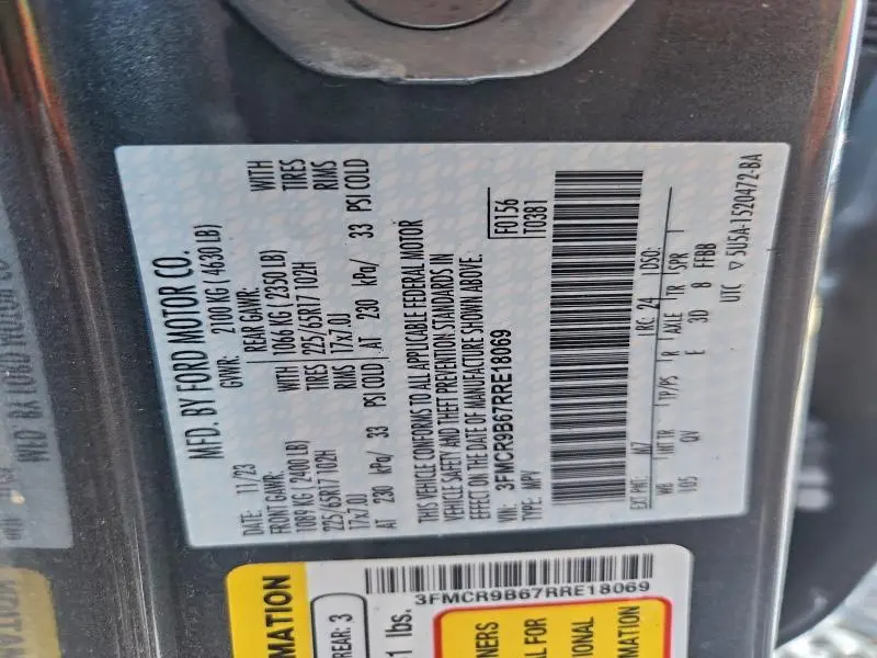 2024 FORD BRONCO SPORT BIG BEND  