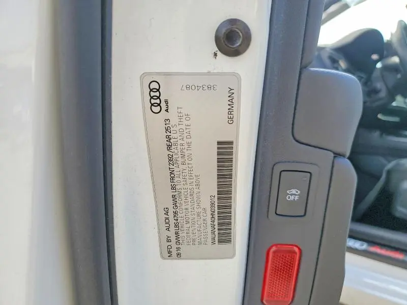 2017 AUDI A4 PREMIUM  