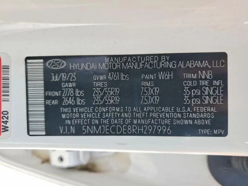 2024 HYUNDAI TUCSON LIMITED  