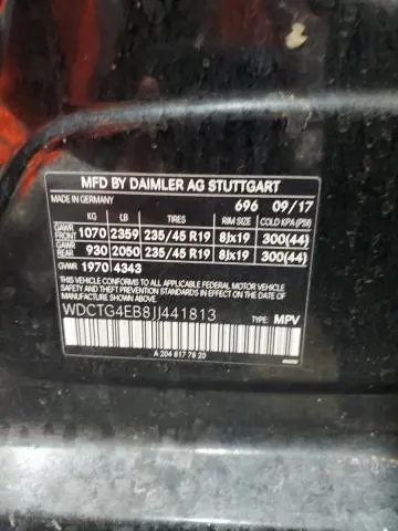2018 MERCEDES-BENZ GLA 250  