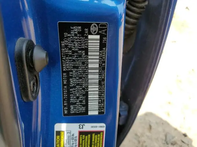 2010 TOYOTA COROLLA BASE  