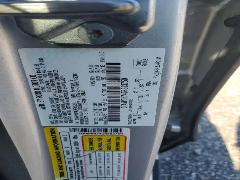 2016 FORD FUSION SE  