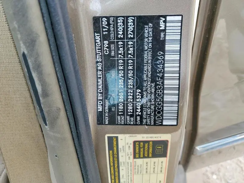 2010 MERCEDES-BENZ GLK 350  