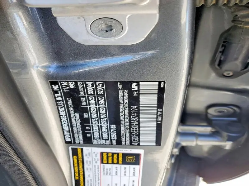 2017 MERCEDES-BENZ GLS 450 4MATIC  