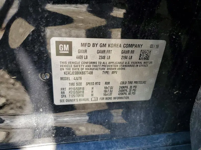 2019 BUICK ENCORE PREFERRED  