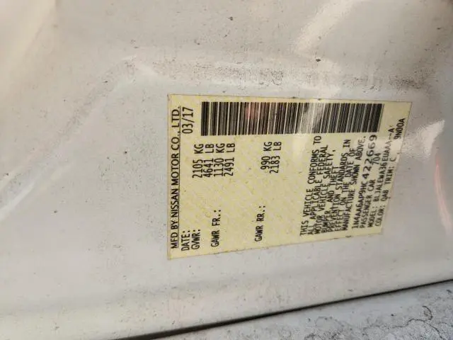 2017 NISSAN MAXIMA 3.5S  