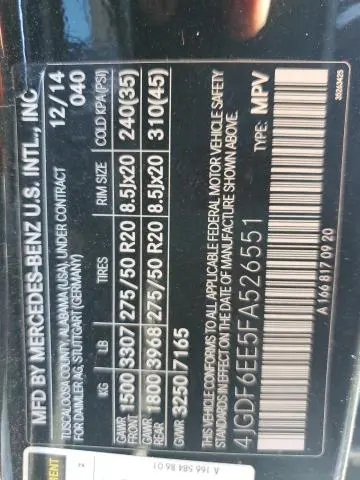 2015 MERCEDES-BENZ GL 450 4MATIC  