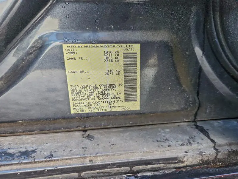 2013 NISSAN ALTIMA 2.5  