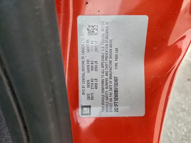 2011 CHEVROLET CAMARO 2SS  