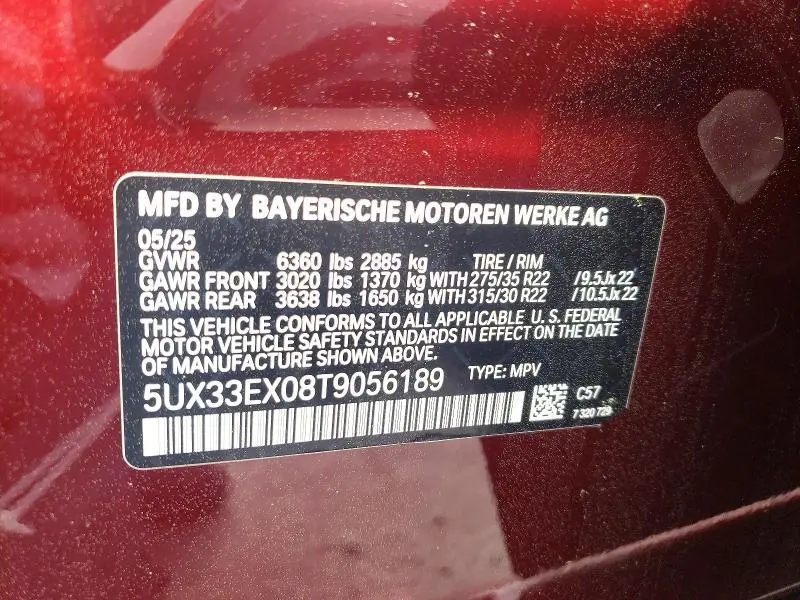 2026 BMW X6 XDRIVE40I  
