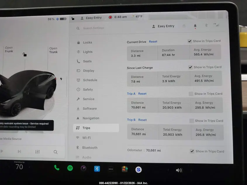 2022 TESLA MODEL Y LONG RANGE DUAL MOTOR ALL-WHEEL DRIVE