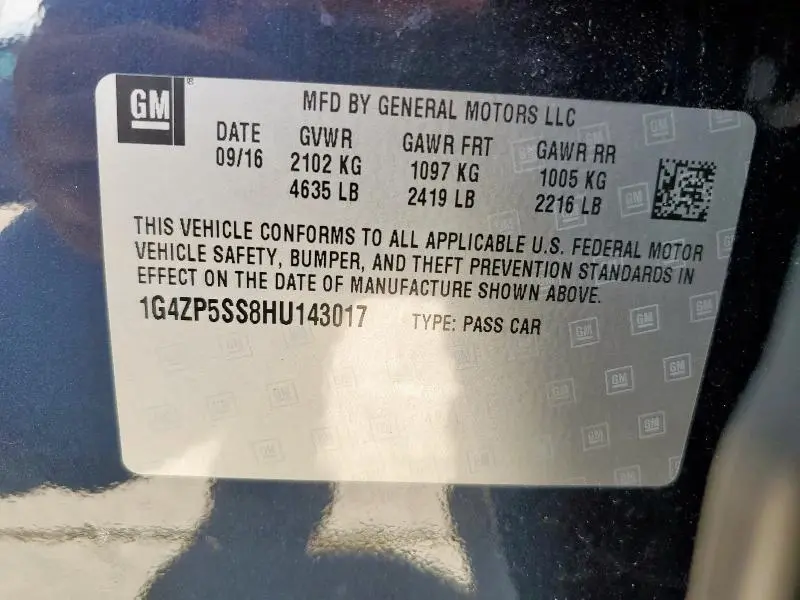 2017 BUICK LACROSSE ESSENCE  