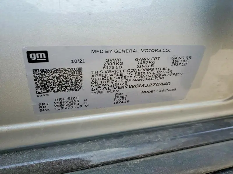 2021 BUICK ENCLAVE PREMIUM  