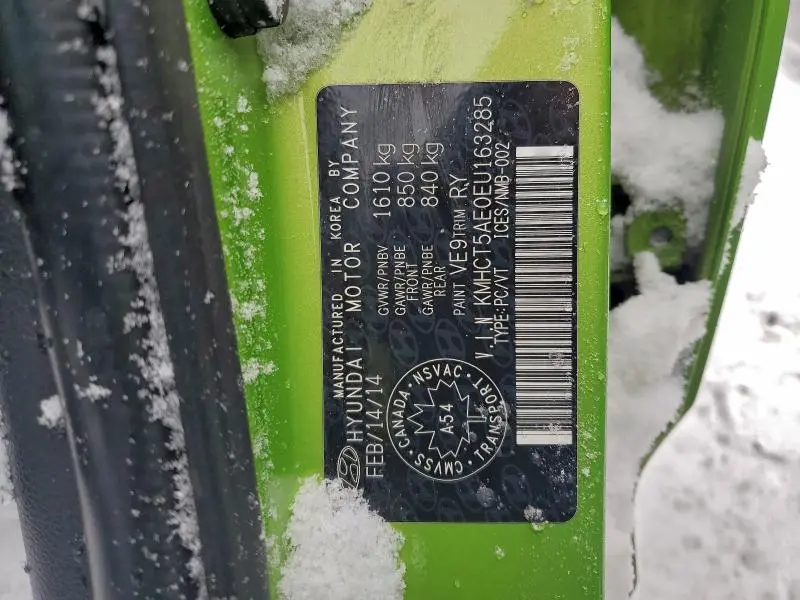 2014 HYUNDAI ACCENT GLS  